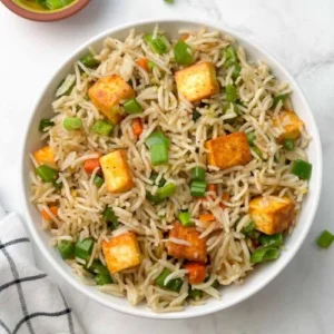 Chilli Paneer Fried Rice